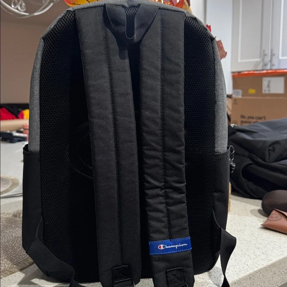 🖤Champion Gray W/black Bottom Manuscript Backpack